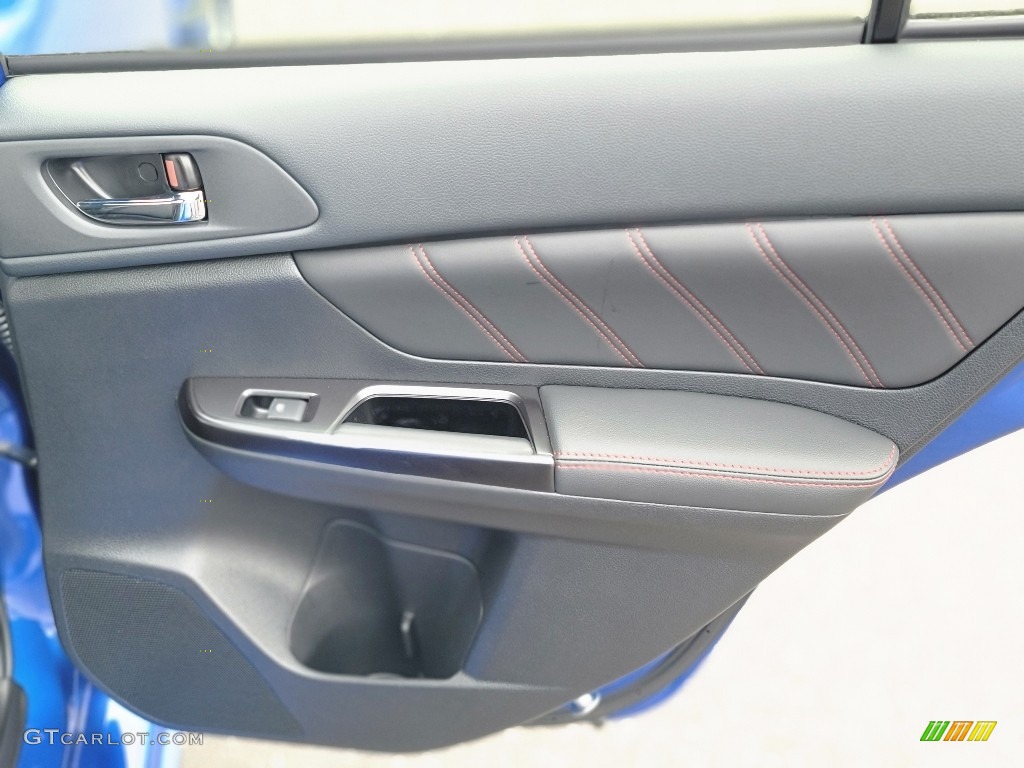 2020 Subaru WRX Standard WRX Model Carbon Black Door Panel Photo #143165391