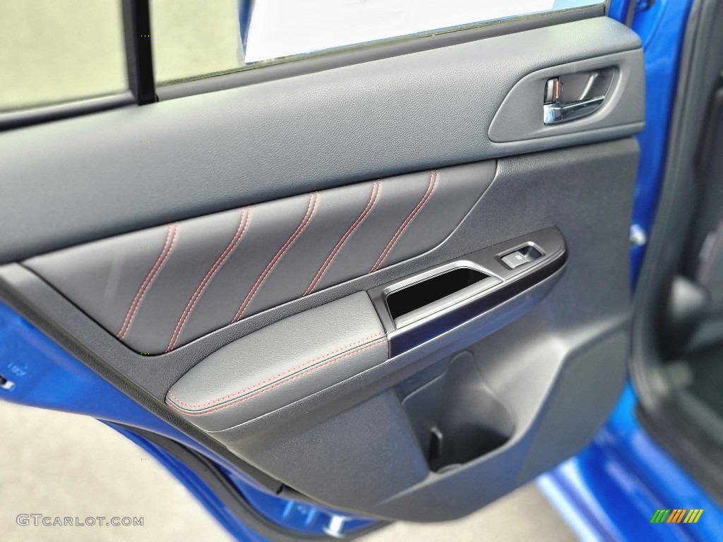 2020 Subaru WRX Standard WRX Model Carbon Black Door Panel Photo #143165445
