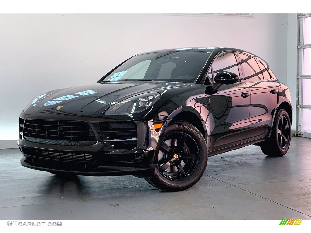 Black 2020 Porsche Macan Standard Macan Model Exterior Photo #143165823
