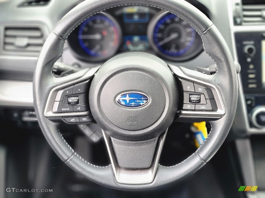 2019 Subaru Legacy 2.5i Premium Slate Black Steering Wheel Photo #143165982