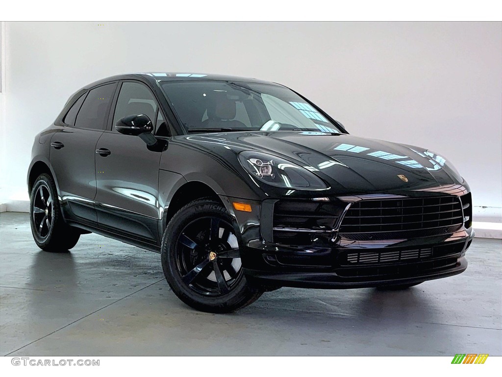 Black 2020 Porsche Macan Standard Macan Model Exterior Photo #143166225