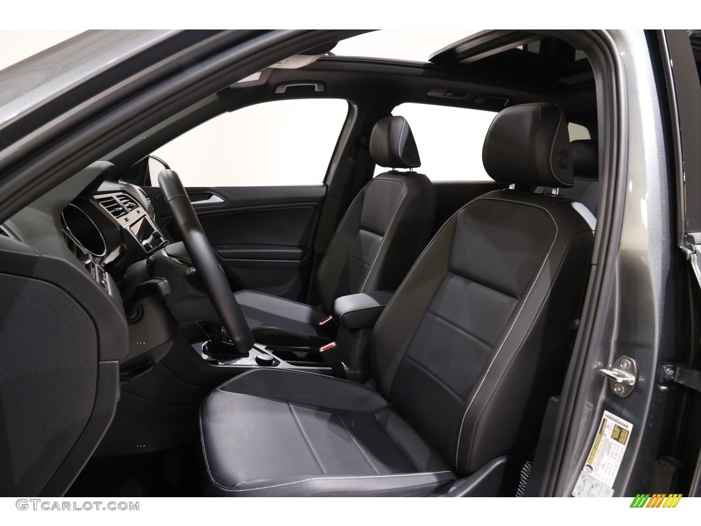 Titan Black Interior 2021 Volkswagen Tiguan SE 4Motion Photo #143167308