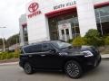 2021 Super Black Nissan Armada Midnight Edition 4x4  photo #2