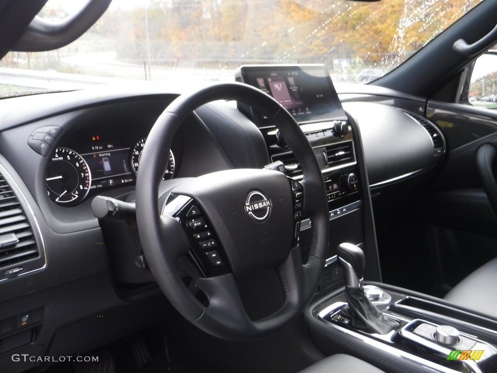 2021 Nissan Armada Midnight Edition 4x4 Charcoal Dashboard Photo #143168472