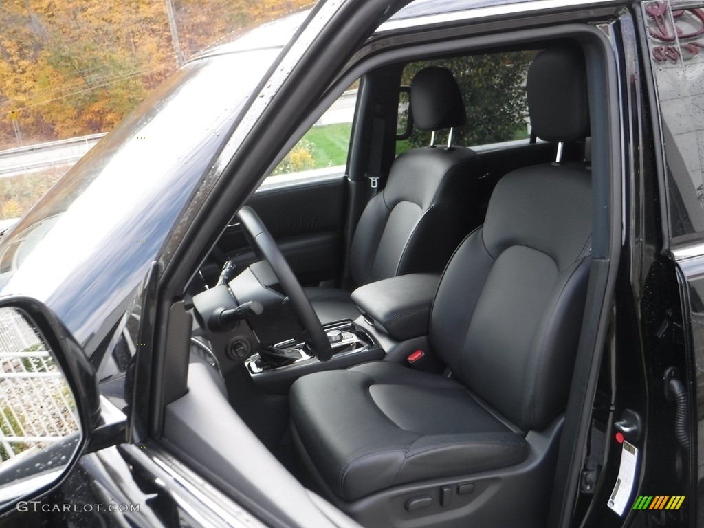 Charcoal Interior 2021 Nissan Armada Midnight Edition 4x4 Photo #143168487