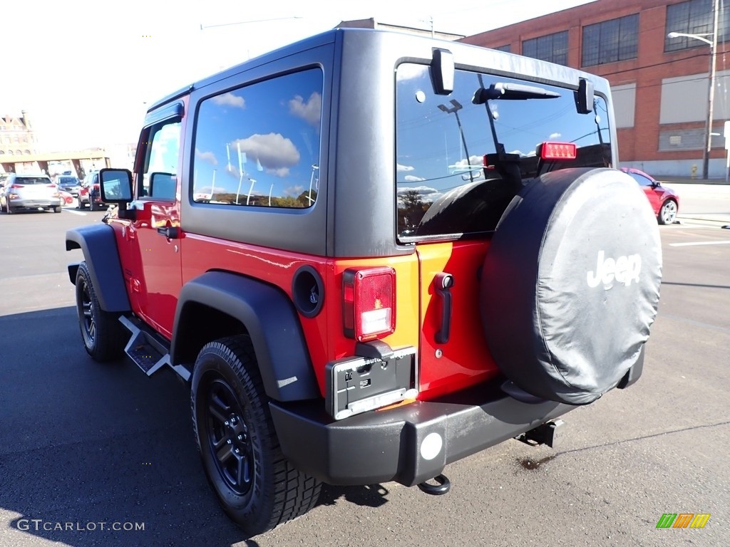 2017 Wrangler Sport 4x4 - Firecracker Red / Black photo #4
