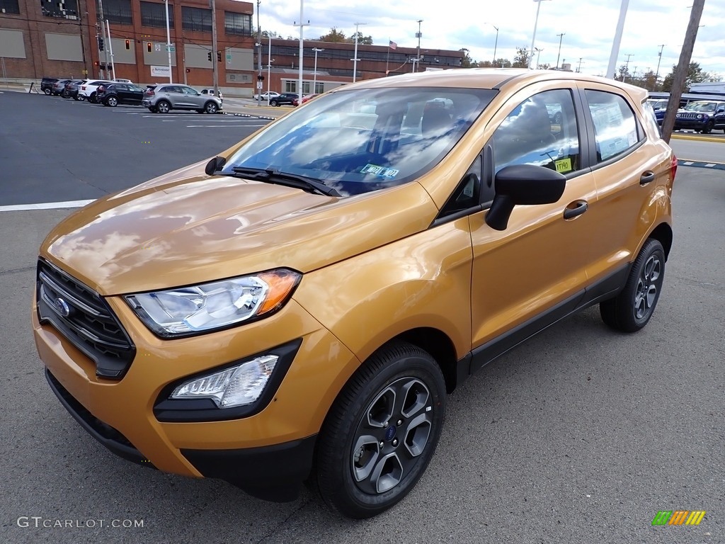 Luxe Yellow 2021 Ford EcoSport S 4WD Exterior Photo #143169525