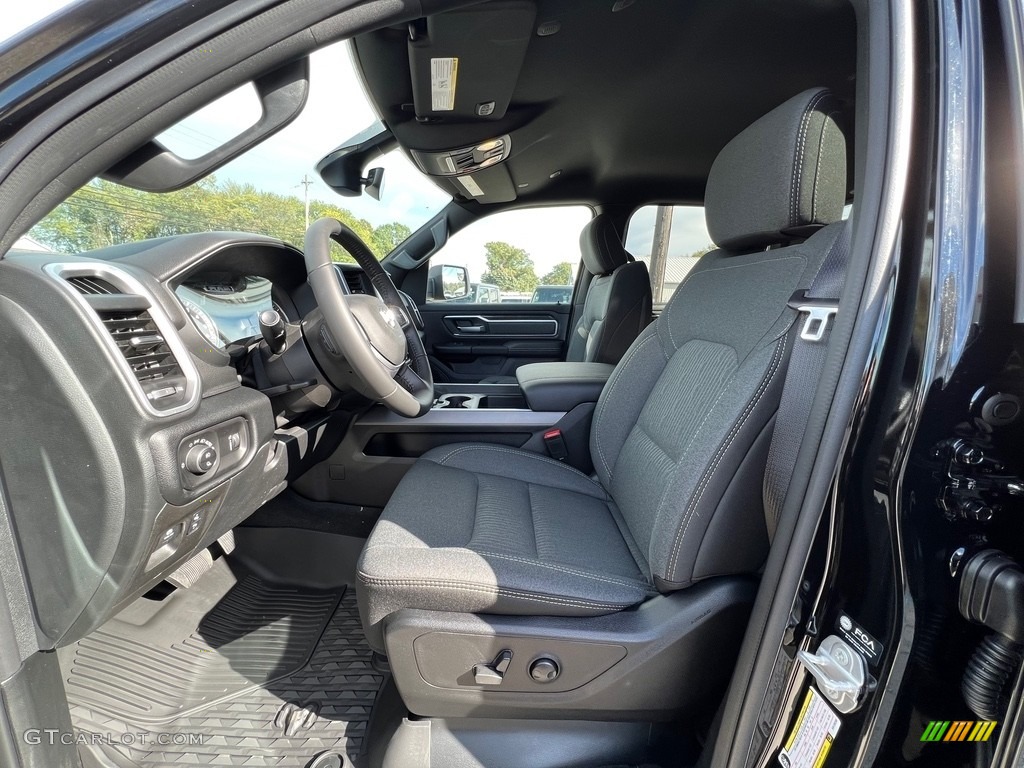 Black Interior 2022 Ram 1500 Big Horn Night Edition Quad Cab 4x4 Photo #143169709