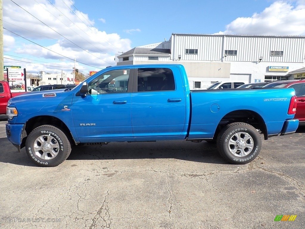 Hydro Blue Pearl 2022 Ram 2500 Big Horn Crew Cab 4x4 Exterior Photo #143170622