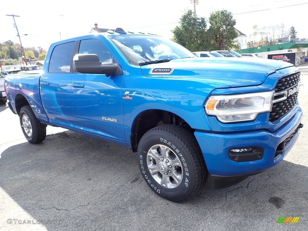 Hydro Blue Pearl 2022 Ram 2500 Big Horn Crew Cab 4x4 Exterior Photo #143170729