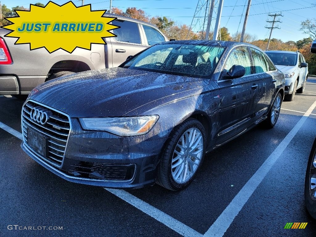 2016 A6 3.0 TFSI Premium Plus quattro - Moonlight Blue Metallic / Black photo #1