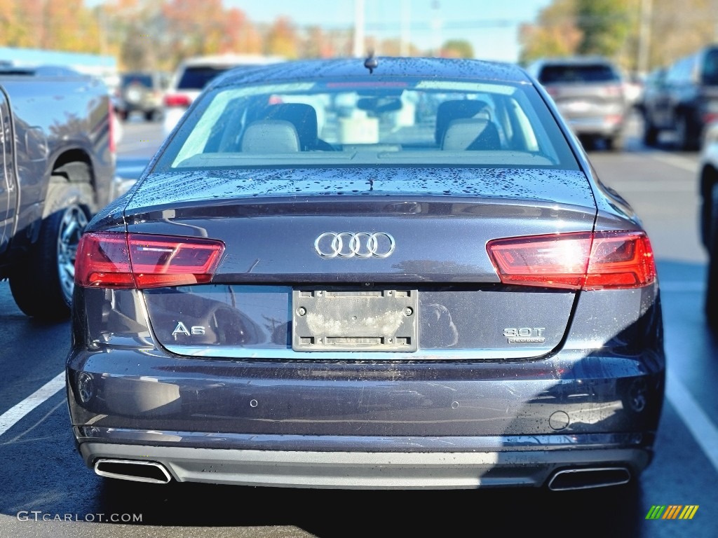 2016 A6 3.0 TFSI Premium Plus quattro - Moonlight Blue Metallic / Black photo #3