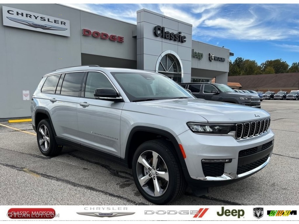 2021 Grand Cherokee L Limited 4x4 - Silver Zynith / Black photo #1