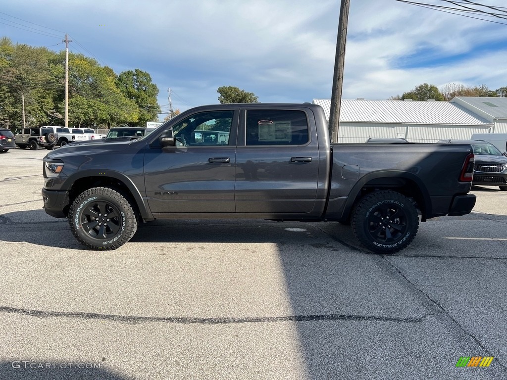 Granite Crystal Metallic 2022 Ram 1500 Rebel Crew Cab 4x4 Exterior Photo #143171371