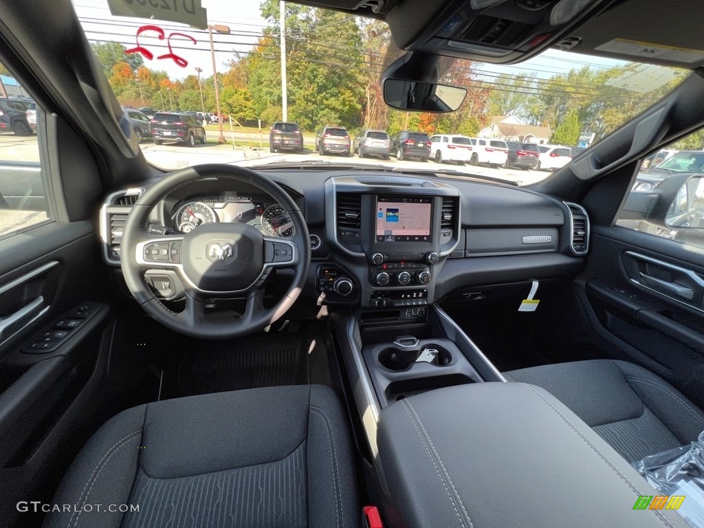 Black Interior 2022 Ram 1500 Big Horn Night Edition Quad Cab 4x4 Photo #143171557