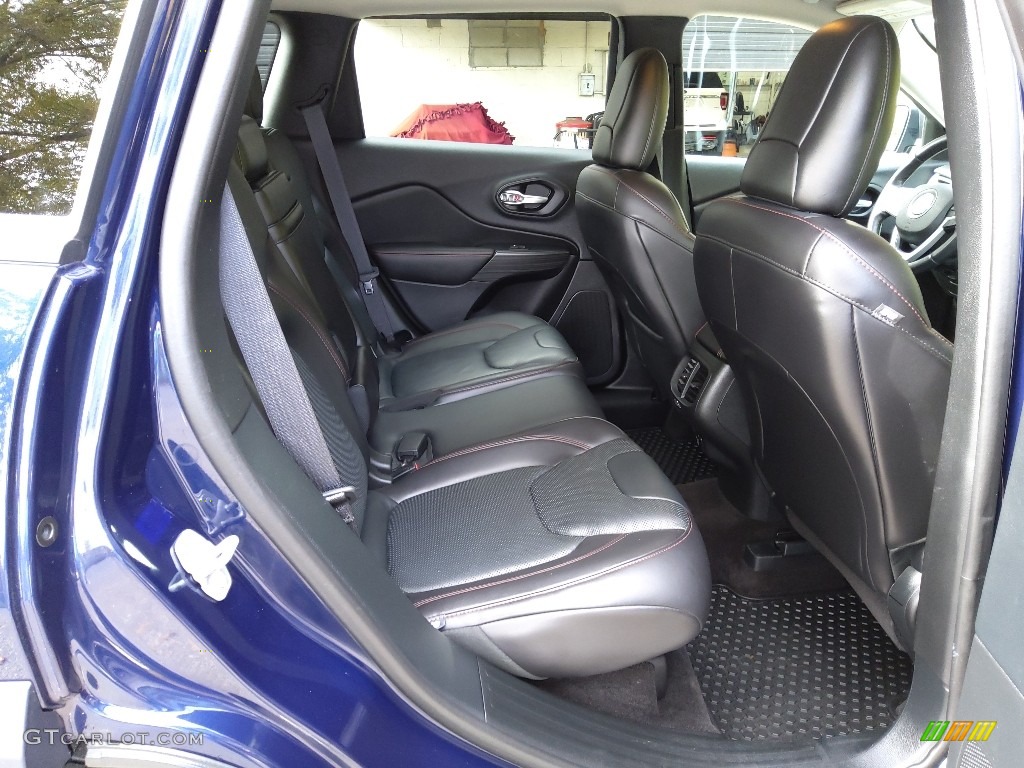 2016 Cherokee Trailhawk 4x4 - True Blue Pearl / Black photo #15