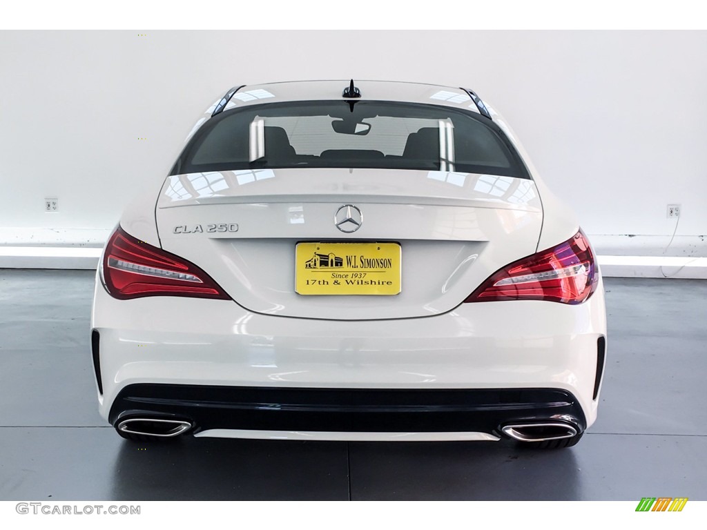 2018 CLA 250 Coupe - Cirrus White / Black photo #3