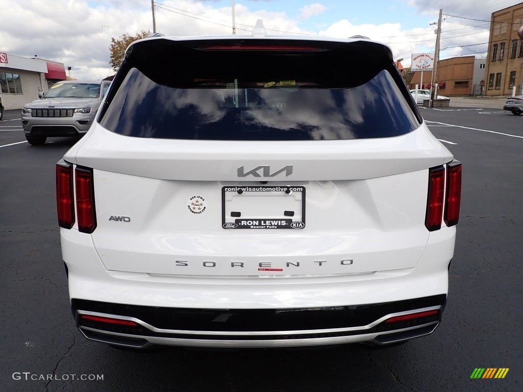 2022 Sorento SX AWD - Glacial White Pearl / Black photo #3