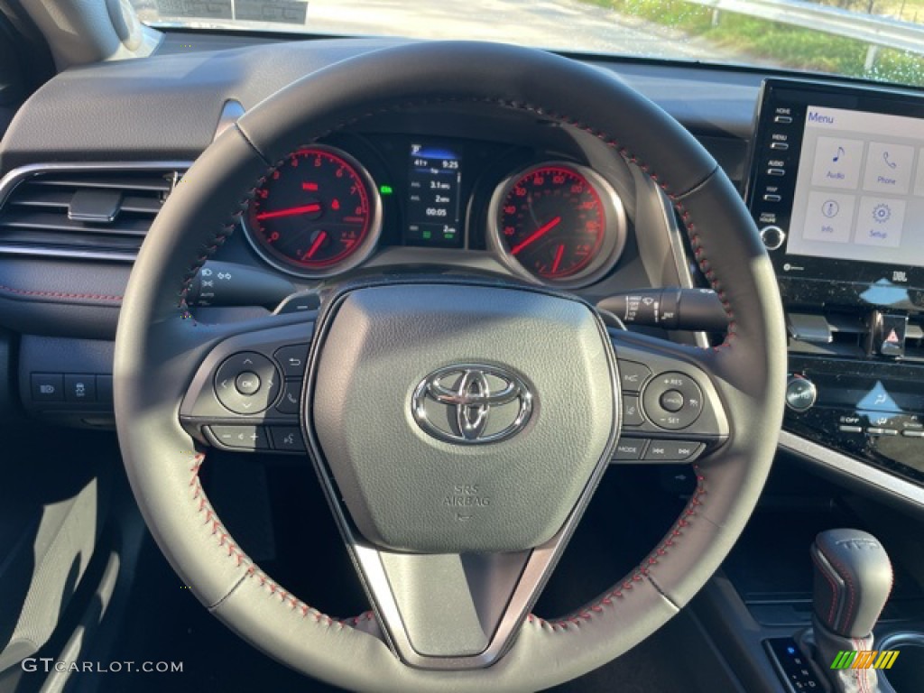 2022 Toyota Camry TRD TRD Black/Red Steering Wheel Photo #143173465