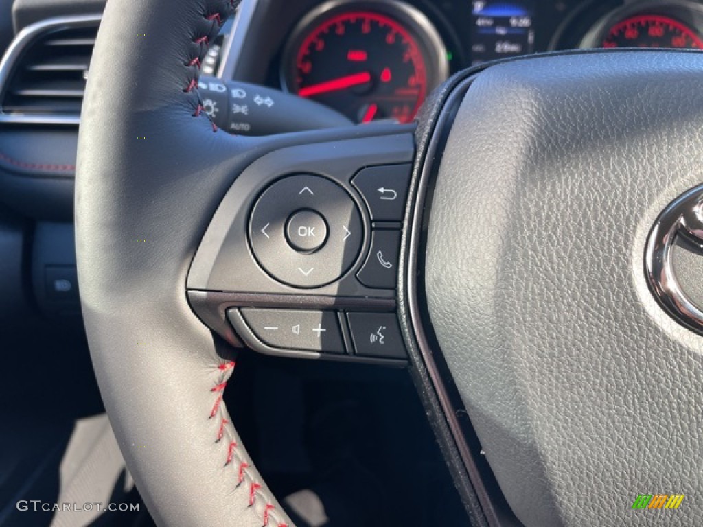 2022 Toyota Camry TRD TRD Black/Red Steering Wheel Photo #143173528
