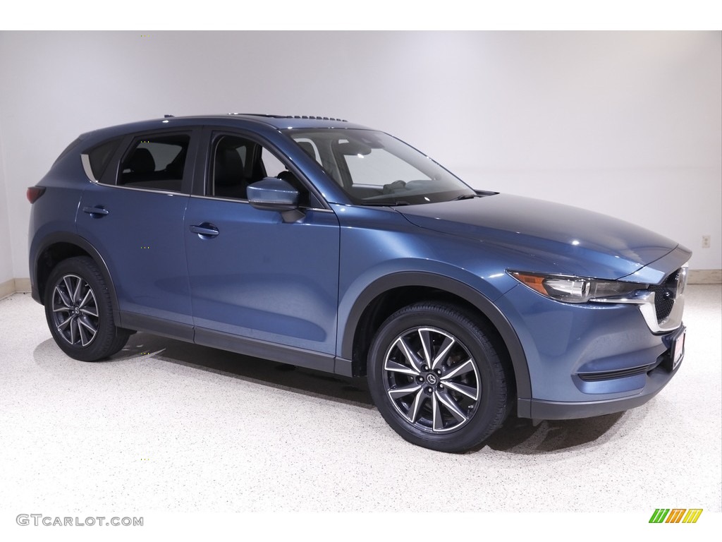 2018 CX-5 Touring AWD - Eternal Blue Metallic / Black photo #1