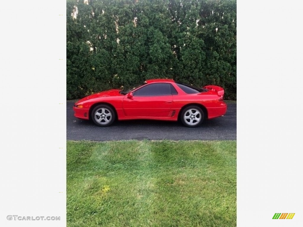 Monza Red 1991 Mitsubishi 3000GT VR 4 Turbo AWD Exterior Photo #143173708
