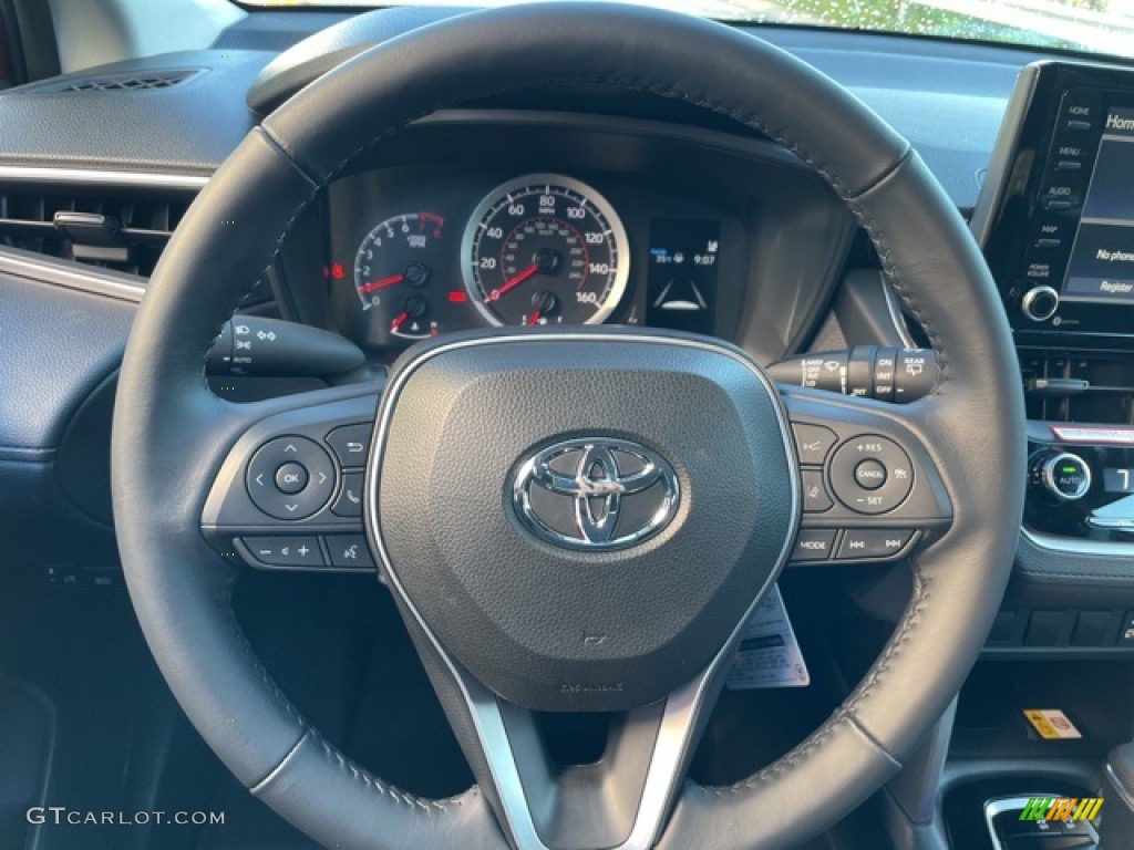 2022 Toyota Corolla Cross LE Black Steering Wheel Photo #143174101