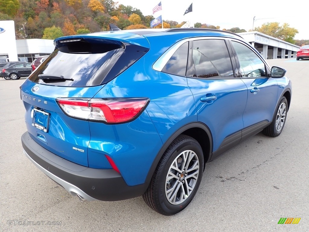 2021 Escape SEL 4WD - Velocity Blue Metallic / Ebony photo #2