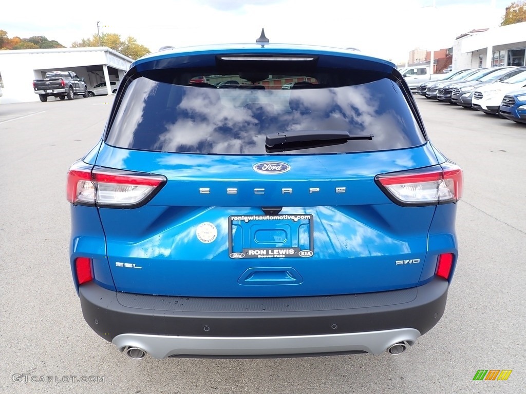 2021 Escape SEL 4WD - Velocity Blue Metallic / Ebony photo #3