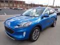 Velocity Blue Metallic 2021 Ford Escape SEL 4WD Exterior