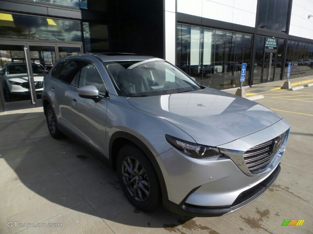 2021 CX-9 Touring AWD - Sonic Silver Metallic / Black photo #1