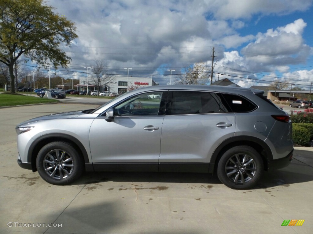 2021 CX-9 Touring AWD - Sonic Silver Metallic / Black photo #6