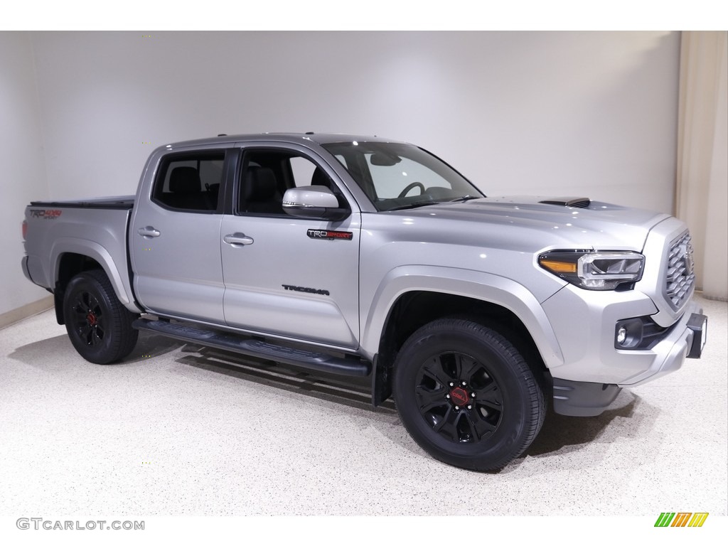 2020 Tacoma TRD Sport Double Cab 4x4 - Silver Sky Metallic / Black photo #1