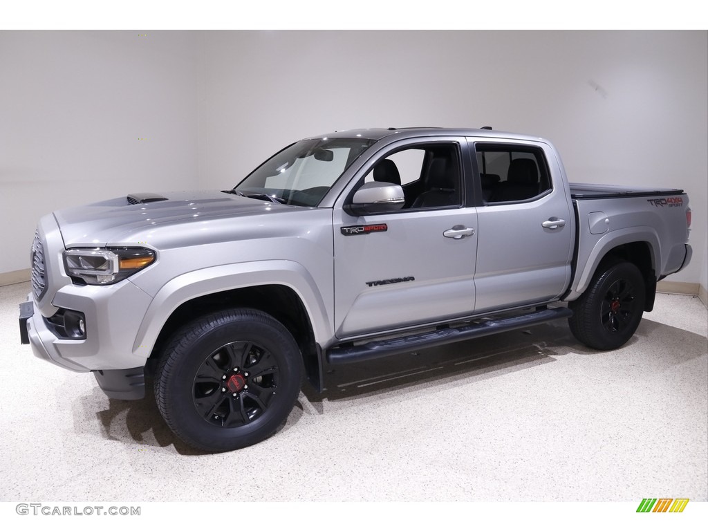 2020 Tacoma TRD Sport Double Cab 4x4 - Silver Sky Metallic / Black photo #3