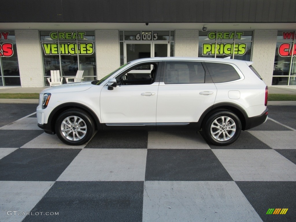 2020 Telluride LX AWD - Snow White Pearl / Black photo #1