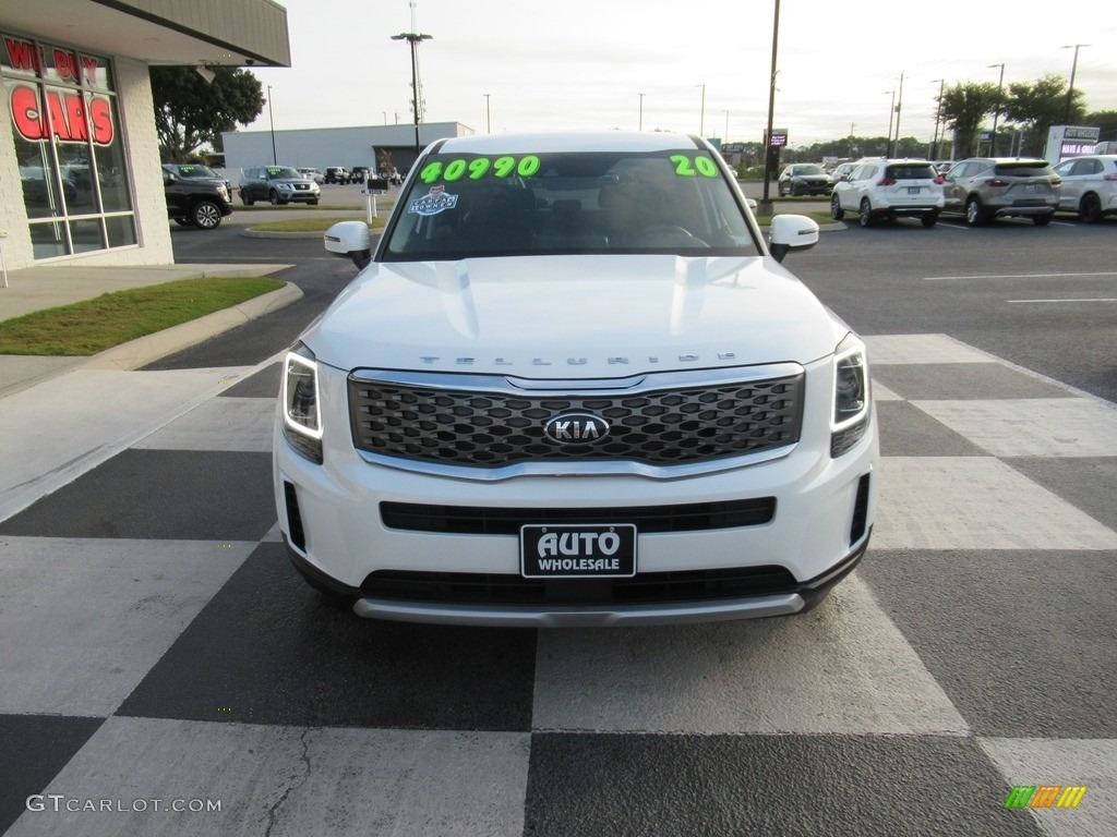 2020 Telluride LX AWD - Snow White Pearl / Black photo #2