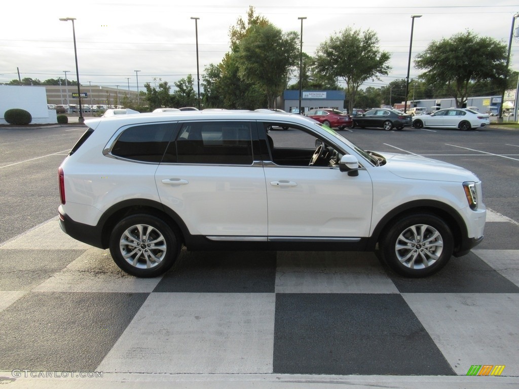 2020 Telluride LX AWD - Snow White Pearl / Black photo #3