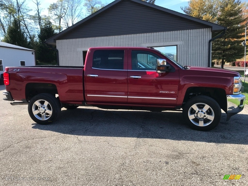 2018 Silverado 2500HD LTZ Crew Cab 4x4 - Cajun Red Tintcoat / Jet Black photo #1