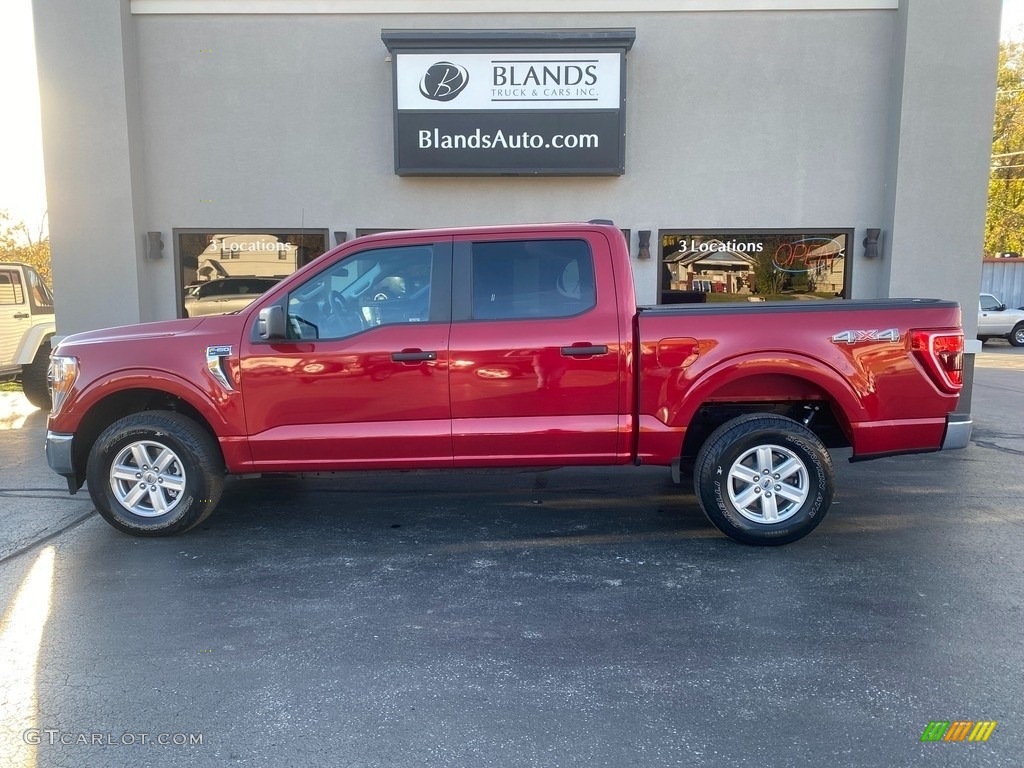 2021 F150 XLT SuperCrew 4x4 - Rapid Red / Medium Dark Slate photo #1