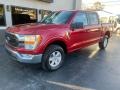 2021 Rapid Red Ford F150 XLT SuperCrew 4x4  photo #2