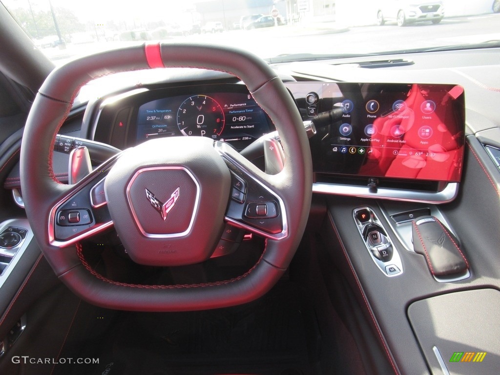2022 Chevrolet Corvette Stingray Coupe Adrenalin Red Dashboard Photo #143176533
