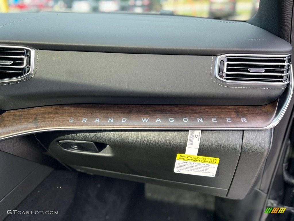 2022 Jeep Grand Wagoneer Series I 4x4 Global Black Dashboard Photo #143176562