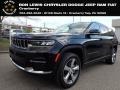 2021 Diamond Black Crystal Pearl Jeep Grand Cherokee L Limited 4x4  photo #1