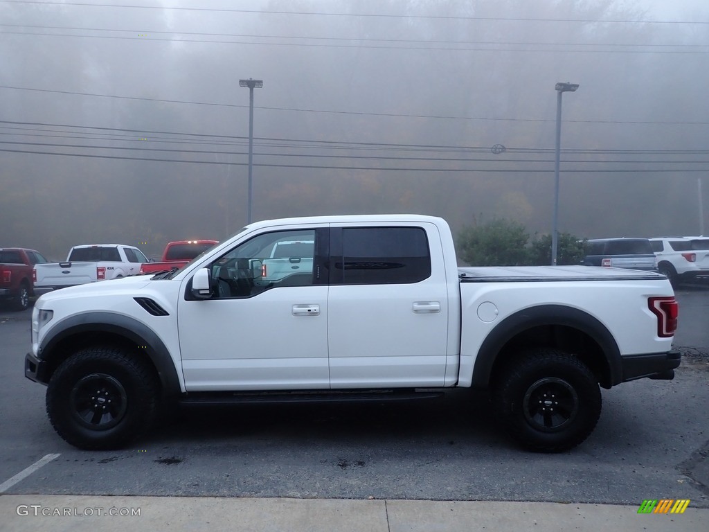Oxford White 2018 Ford F150 SVT Raptor SuperCrew 4x4 Exterior Photo #143177545