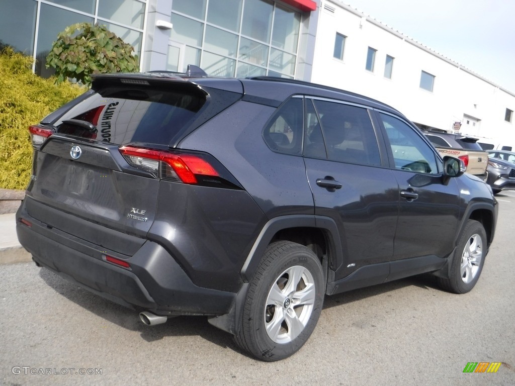 Magnetic Gray Metallic 2021 Toyota RAV4 XLE AWD Hybrid Exterior Photo #143177791