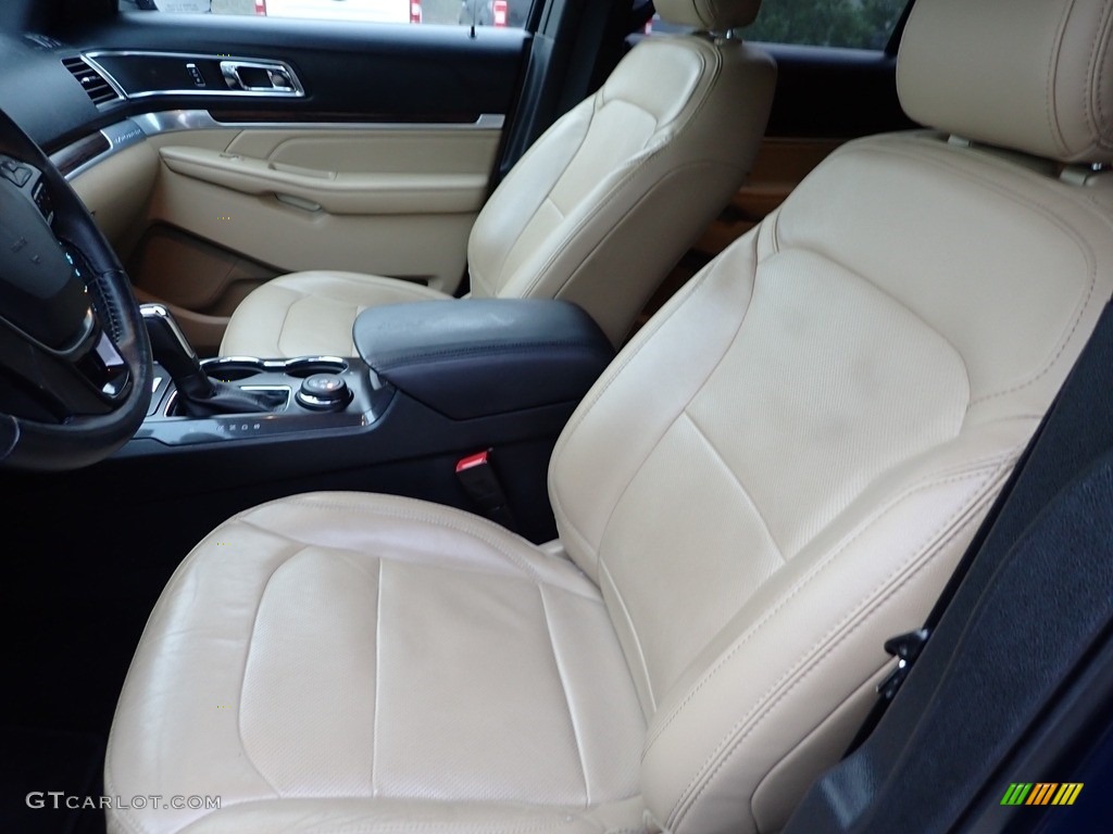 2017 Explorer Limited 4WD - Blue Jeans / Medium Light Camel photo #18