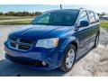 2011 Deep Water Blue Pearl Dodge Grand Caravan Crew  photo #8