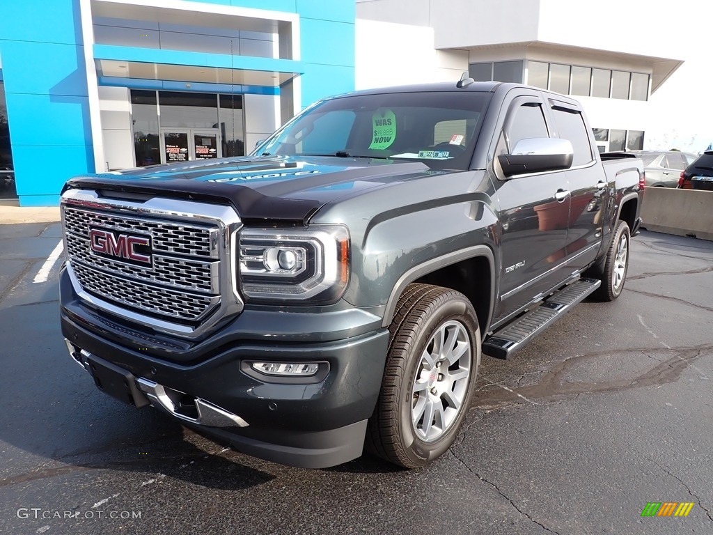 Dark Slate Metallic 2017 GMC Sierra 1500 Denali Crew Cab 4WD Exterior Photo #143179708