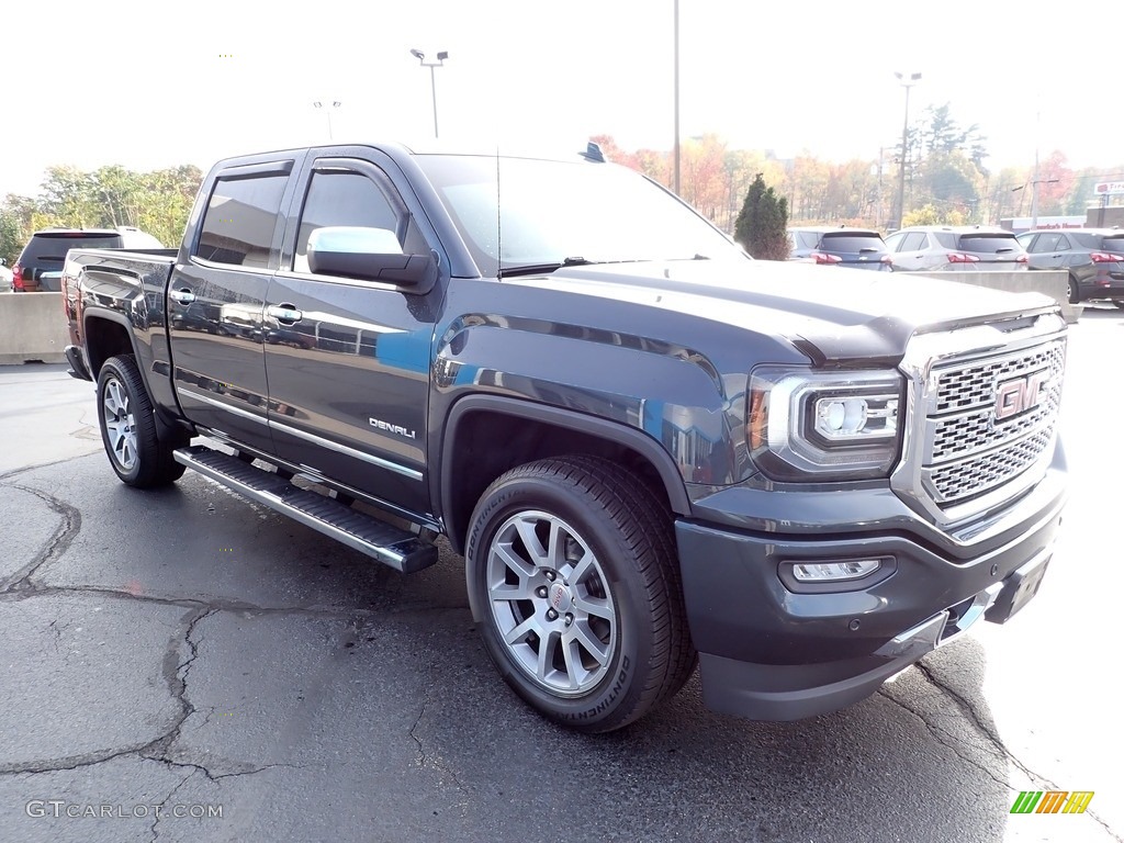 Dark Slate Metallic 2017 GMC Sierra 1500 Denali Crew Cab 4WD Exterior Photo #143179906