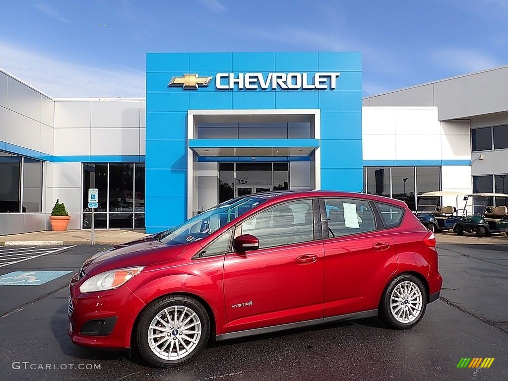 2013 C-Max Hybrid SE - Ruby Red / Charcoal Black photo #1